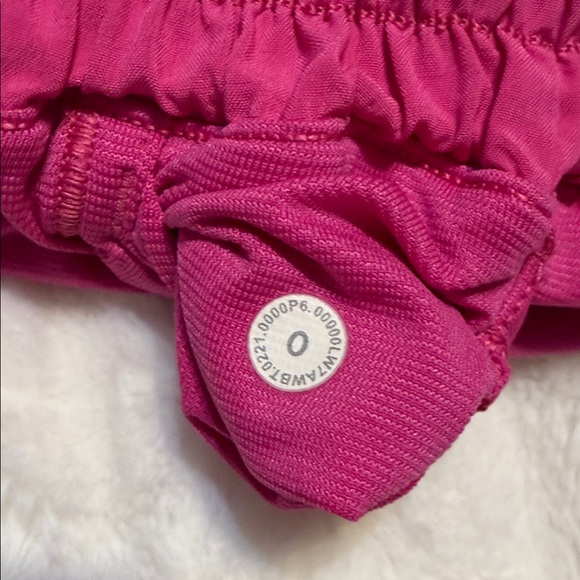 lululemon athletica Women's Vibrant Pink Athletic Shorts - Picture 3 of 5